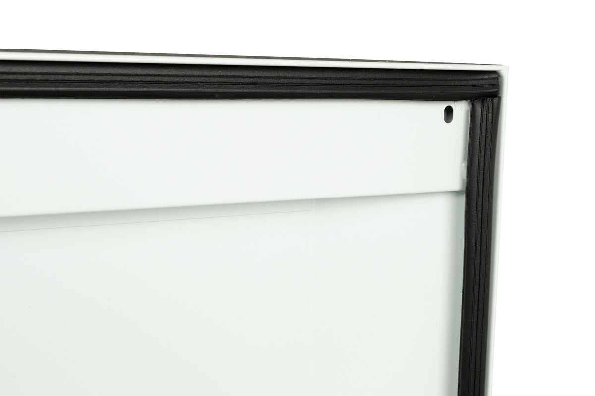 WEATHER GUARD Saddle Box, Steel, Full Extra Wide, White, 15.5 cu ft (116-3-04)