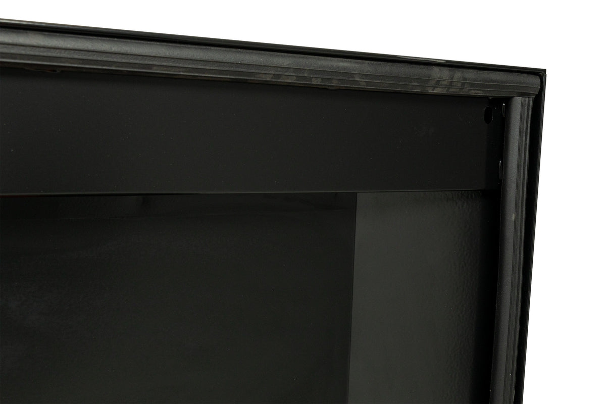 WEATHER GUARD Saddle Box, Steel, Full Extra Wide, Gloss Black, 15.5 cu ft (116-5-04)