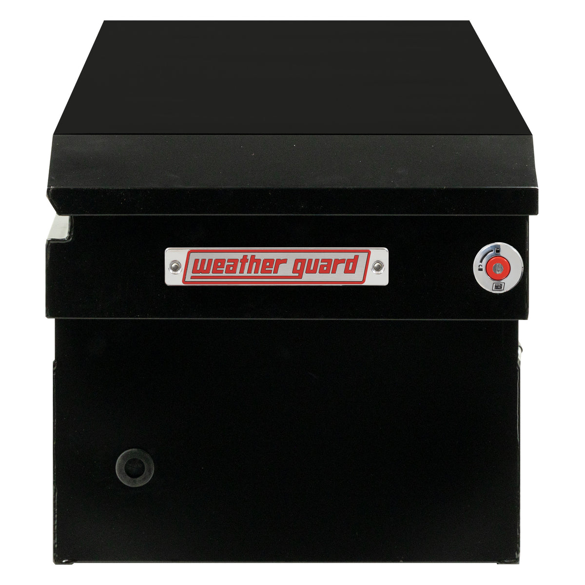 WEATHER GUARD Saddle Box, Steel, Full Standard, Gloss Black, 11.0 cu ft (126-5-04)
