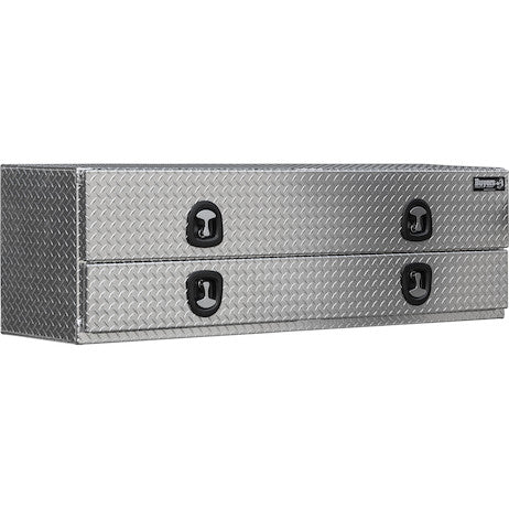 Buyers Products Diamond Tread Aluminum Heavy-Duty Flatbed Contractor With Lower Door Topsider Truck Tool Box Series (Buyers Products image)