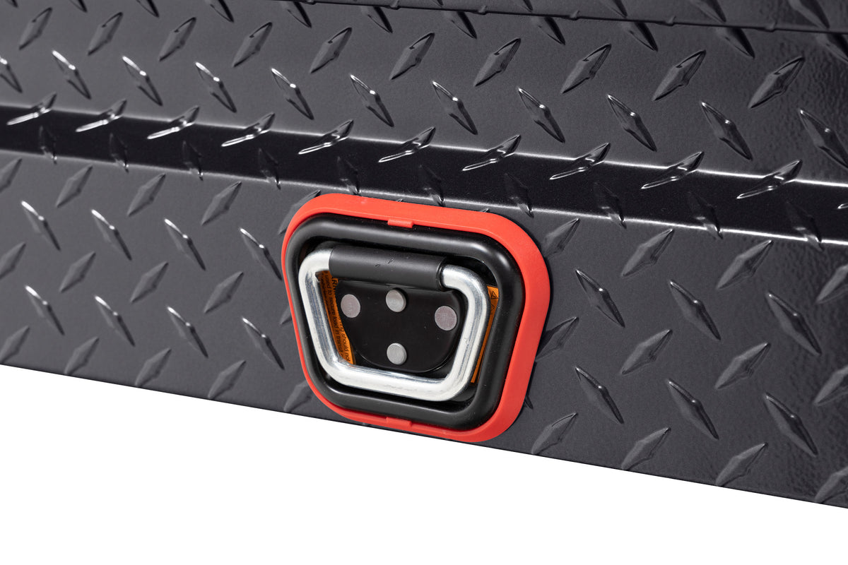 WEATHER GUARD 41in Lo-Side Box, Aluminum, Gunmetal Gray, 3.0 cu ft (184-6-04)