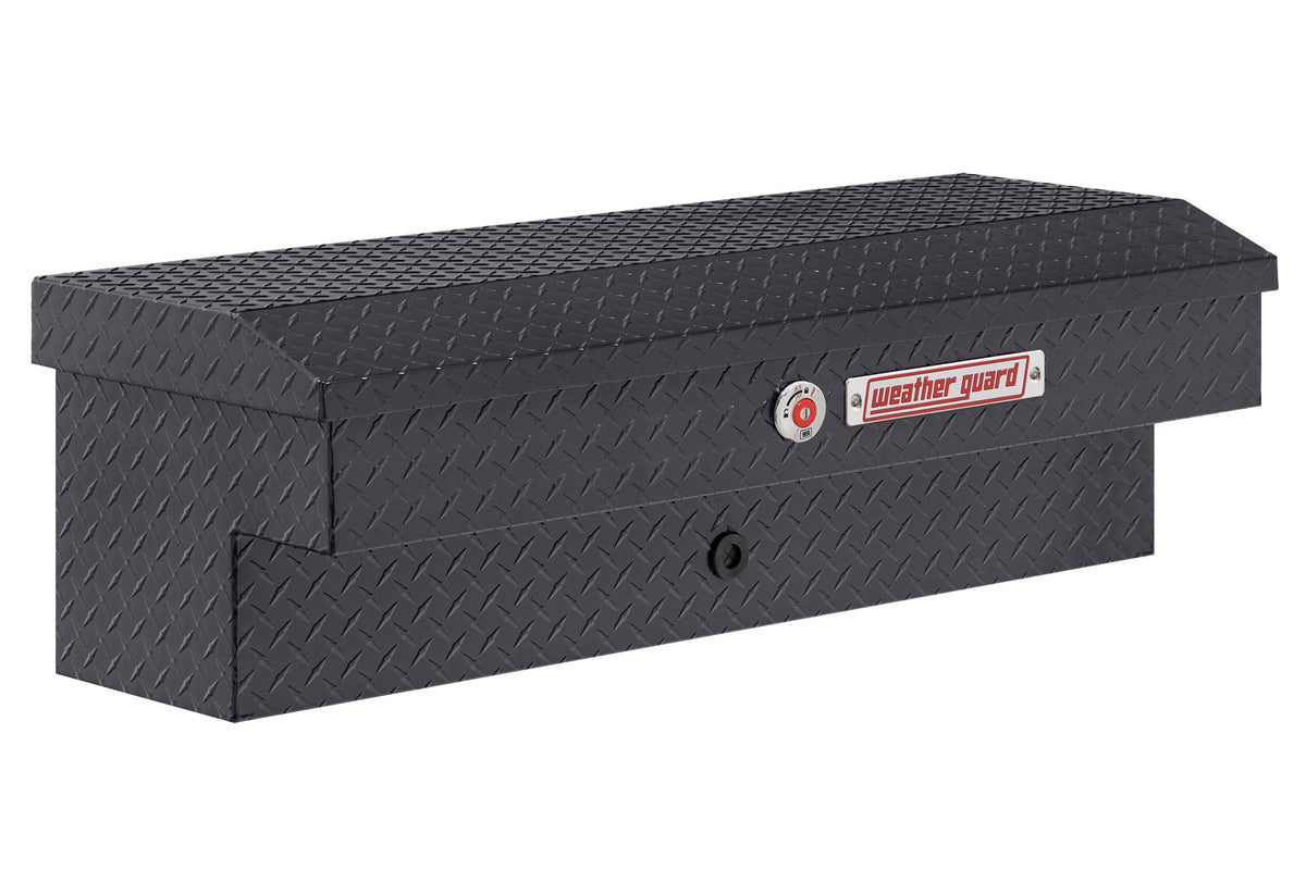WEATHER GUARD 41in Lo-Side Box, Aluminum, Gunmetal Gray, 3.0 cu ft (184-6-04)
