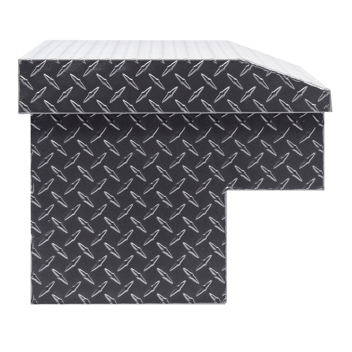 WEATHER GUARD 41in Lo-Side Box, Aluminum, Gunmetal Gray, 3.0 cu ft (184-6-04)