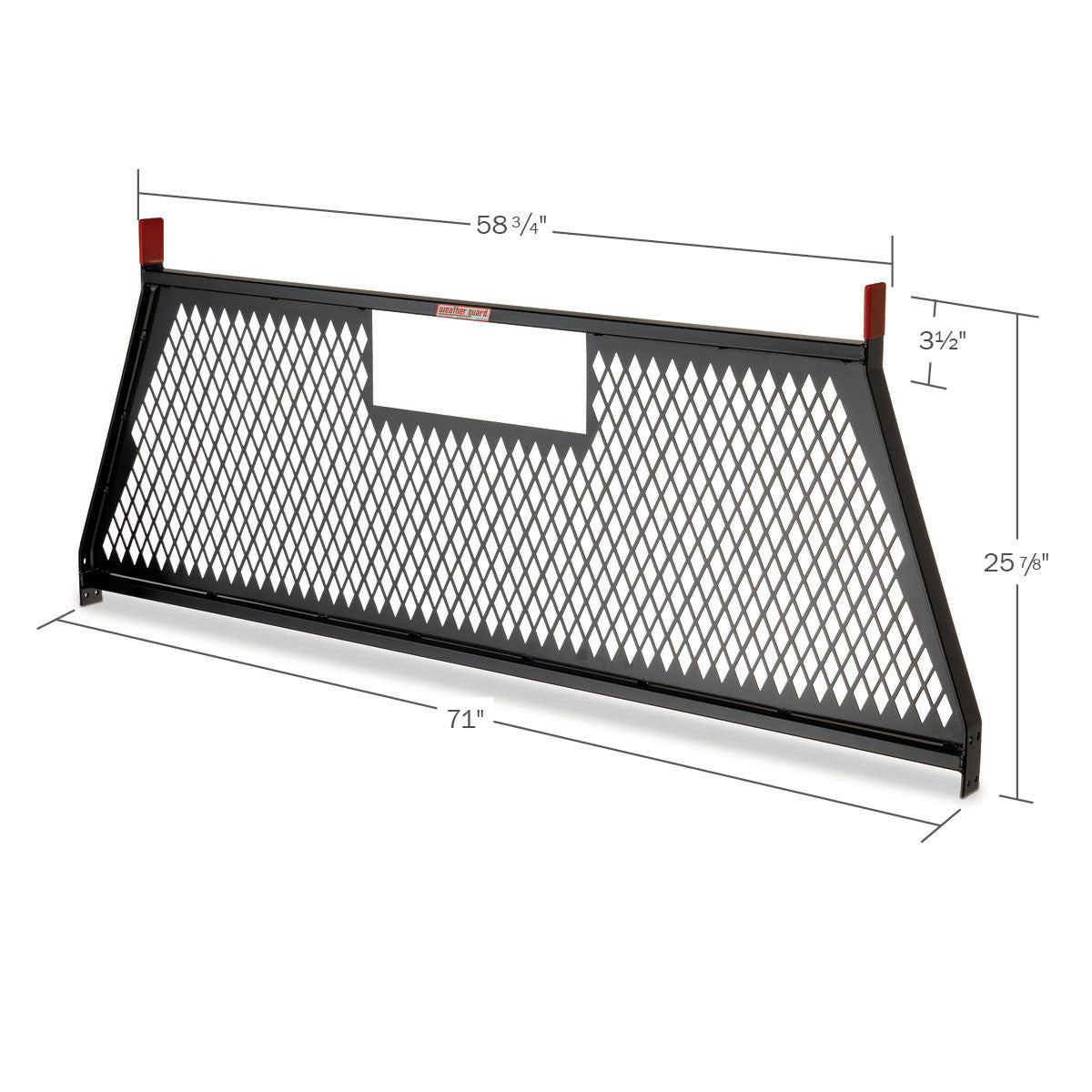 WEATHER GUARD PROTECT-A-RAIL® Headache Rack, Steel (1906-5-02)