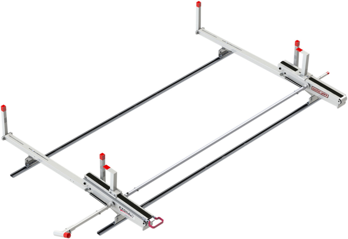 WEATHER GUARD EZGLIDE2™ Drop-down Ladder Rack, Extended, Mid/High-Roof (2291-3-01)