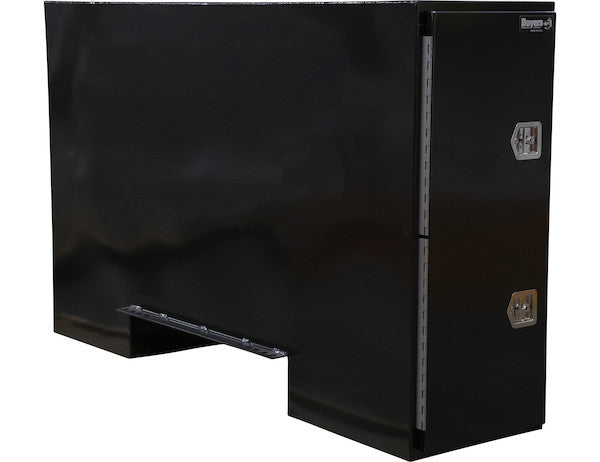 Buyers Products Gloss Black Steel Straight Side Backpack Truck Tool Box Series with Offset Floor (Buyers Products image)