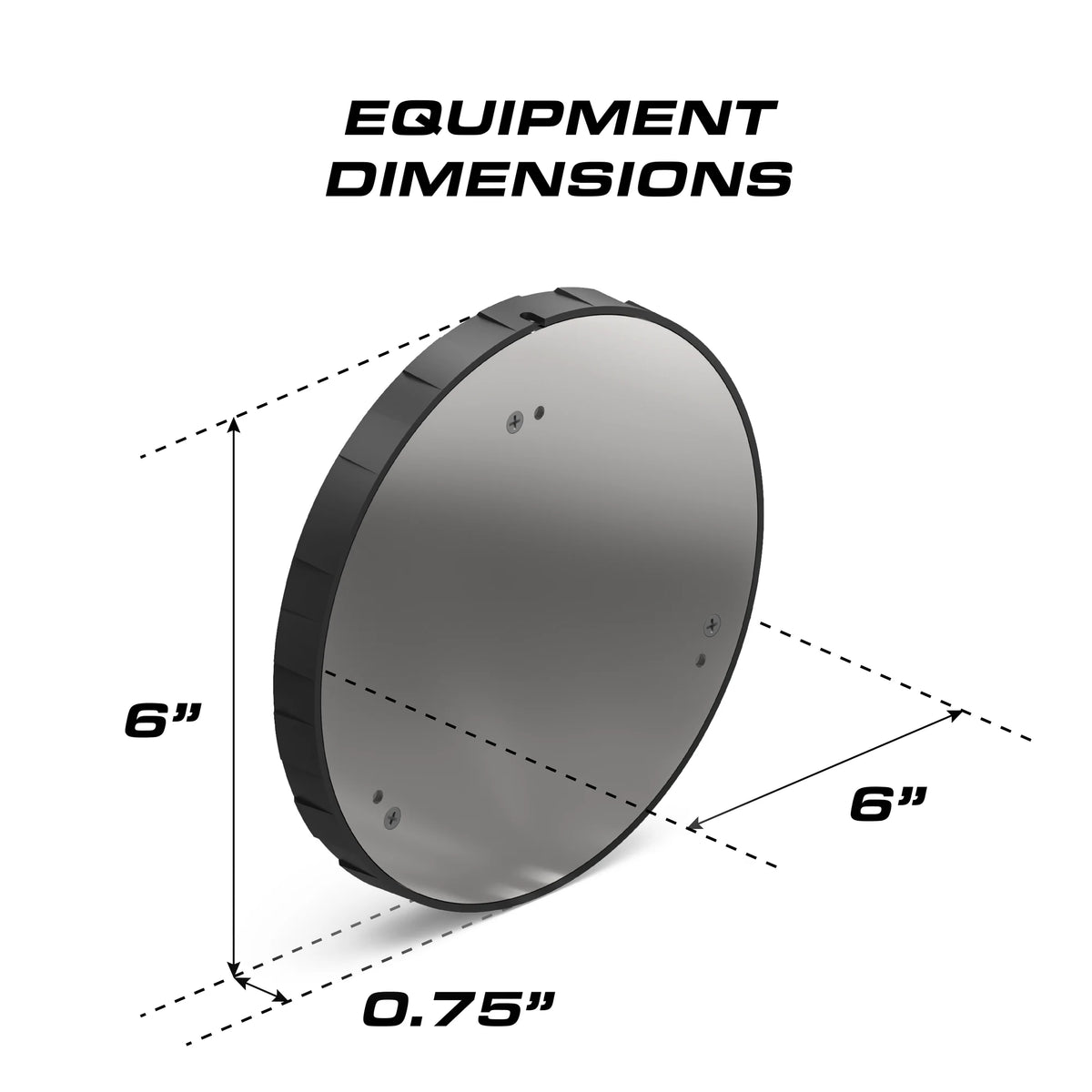 Feniex 6" Compartment Light equipment dimensions