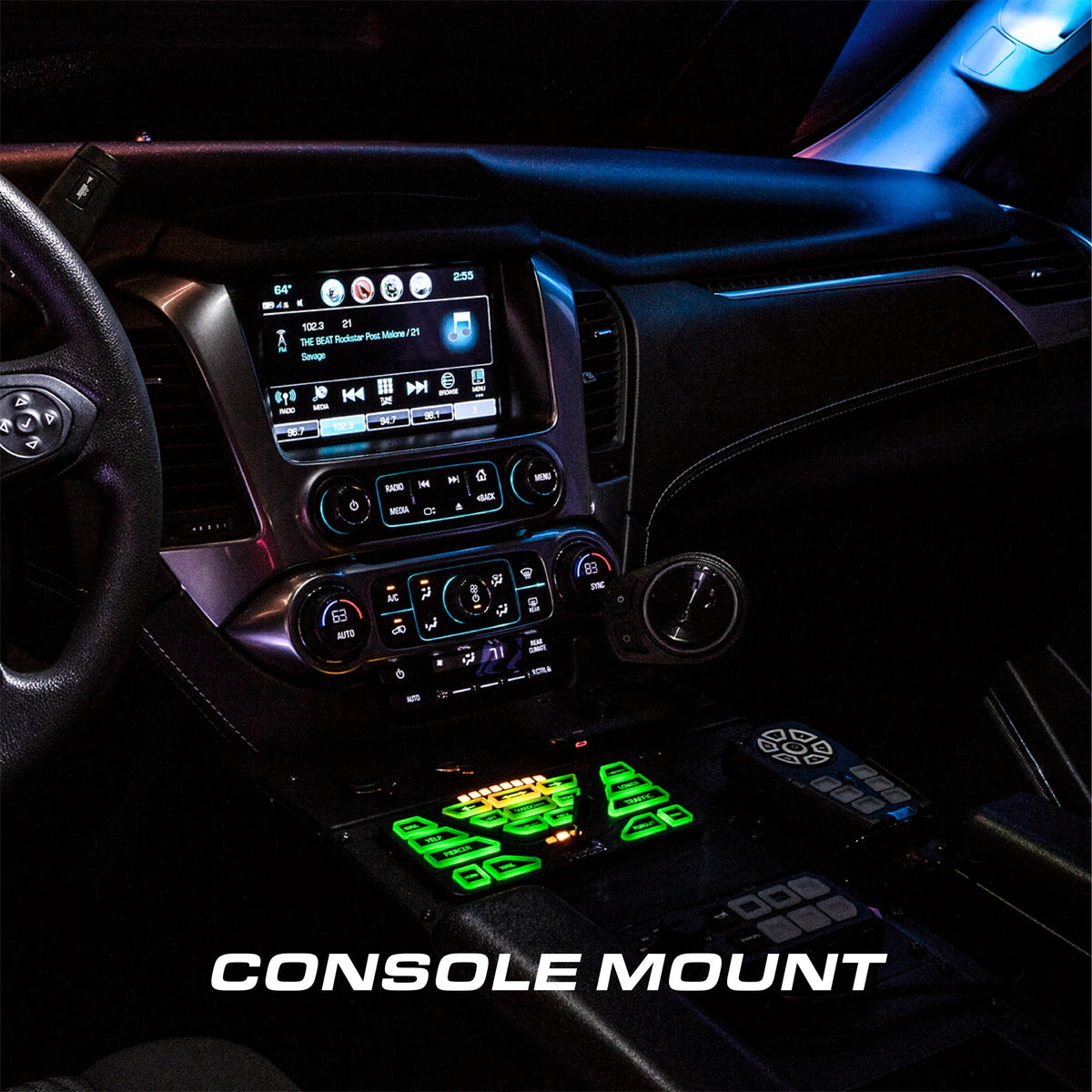 Feniex 4200 DL Controller installed in console