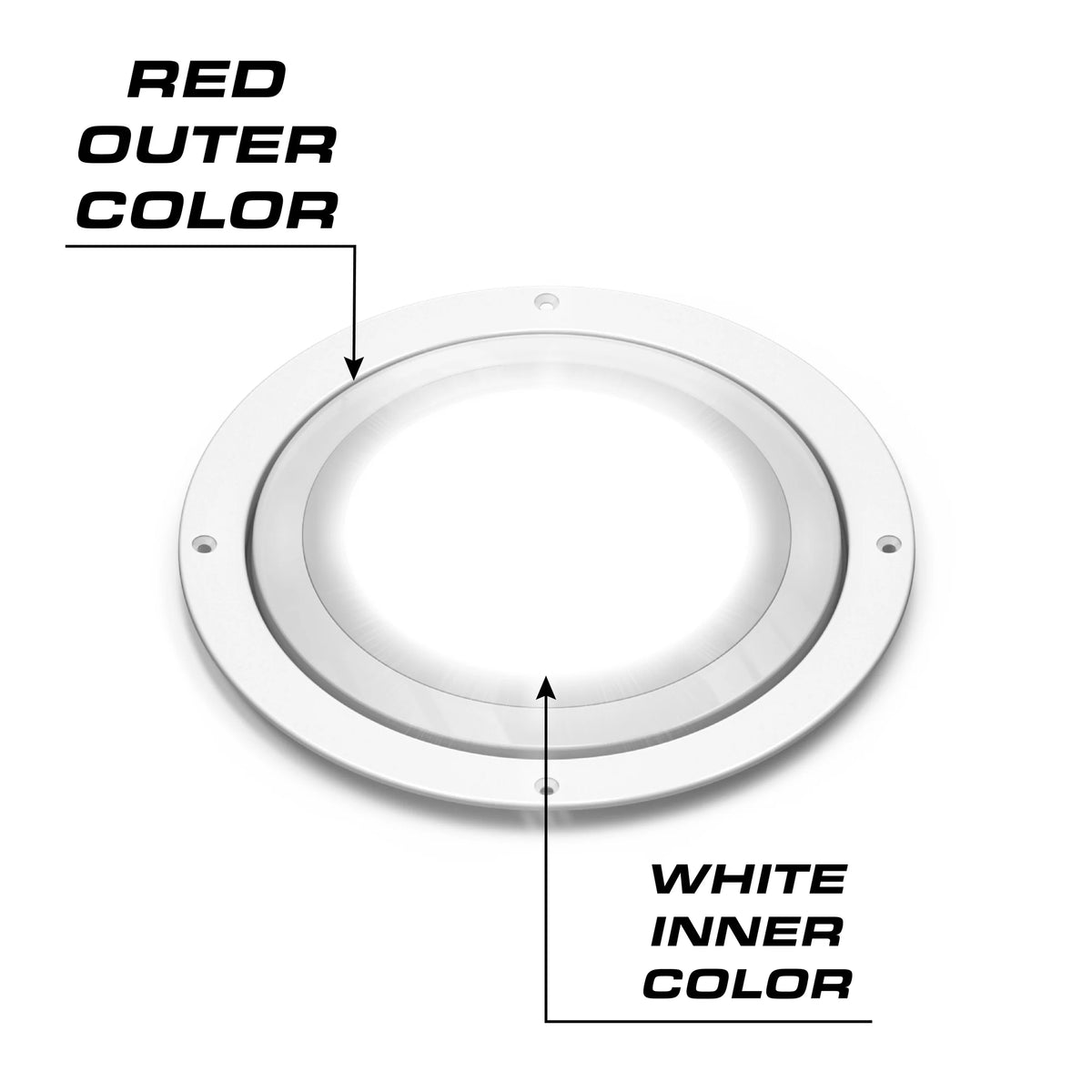 Feniex Dome Light red outer and white inner color