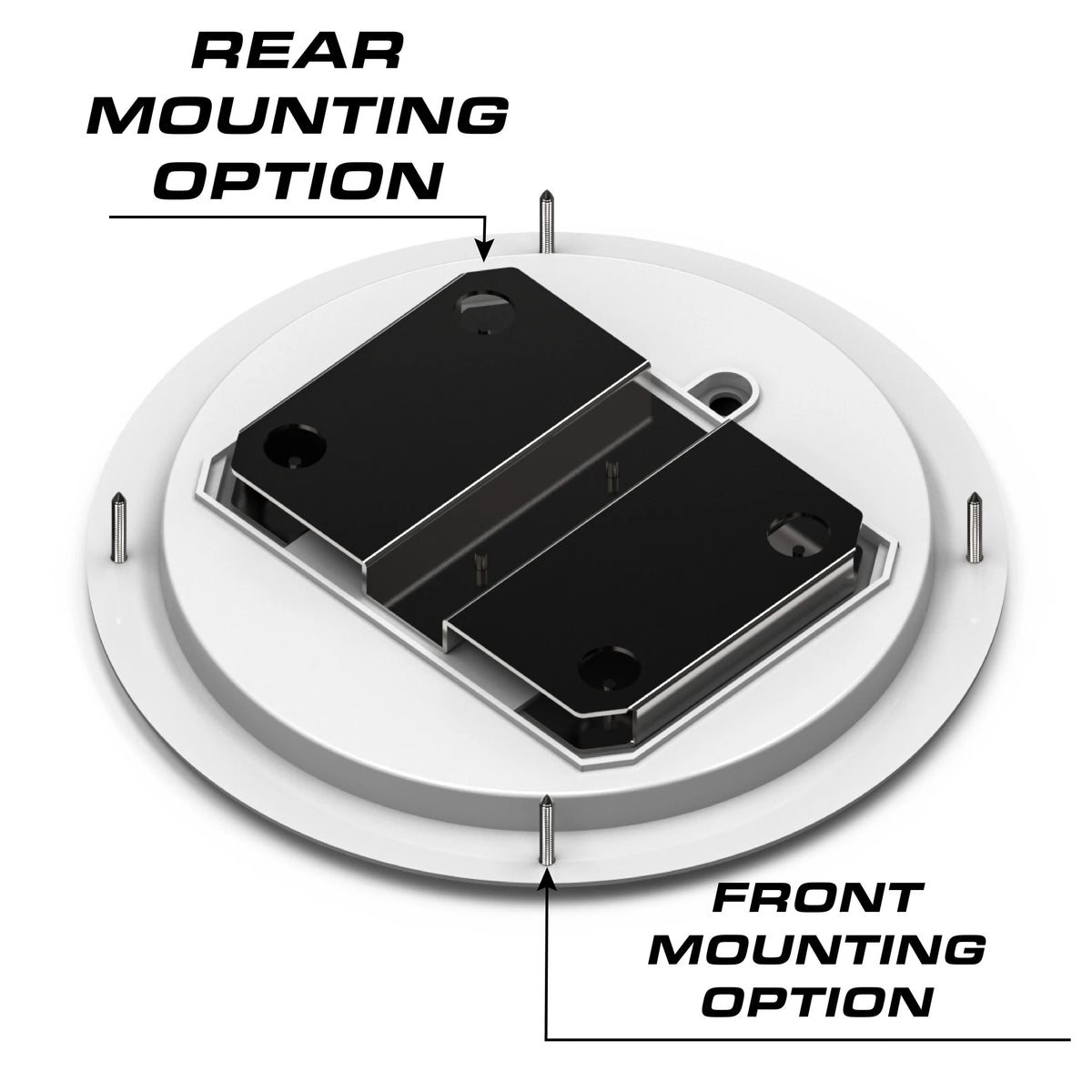 Feniex Dome Light rear and front mounting options