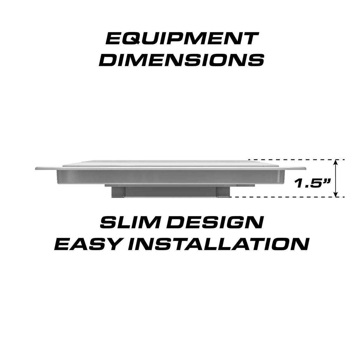 Feniex Dome Light slim design, easy installation