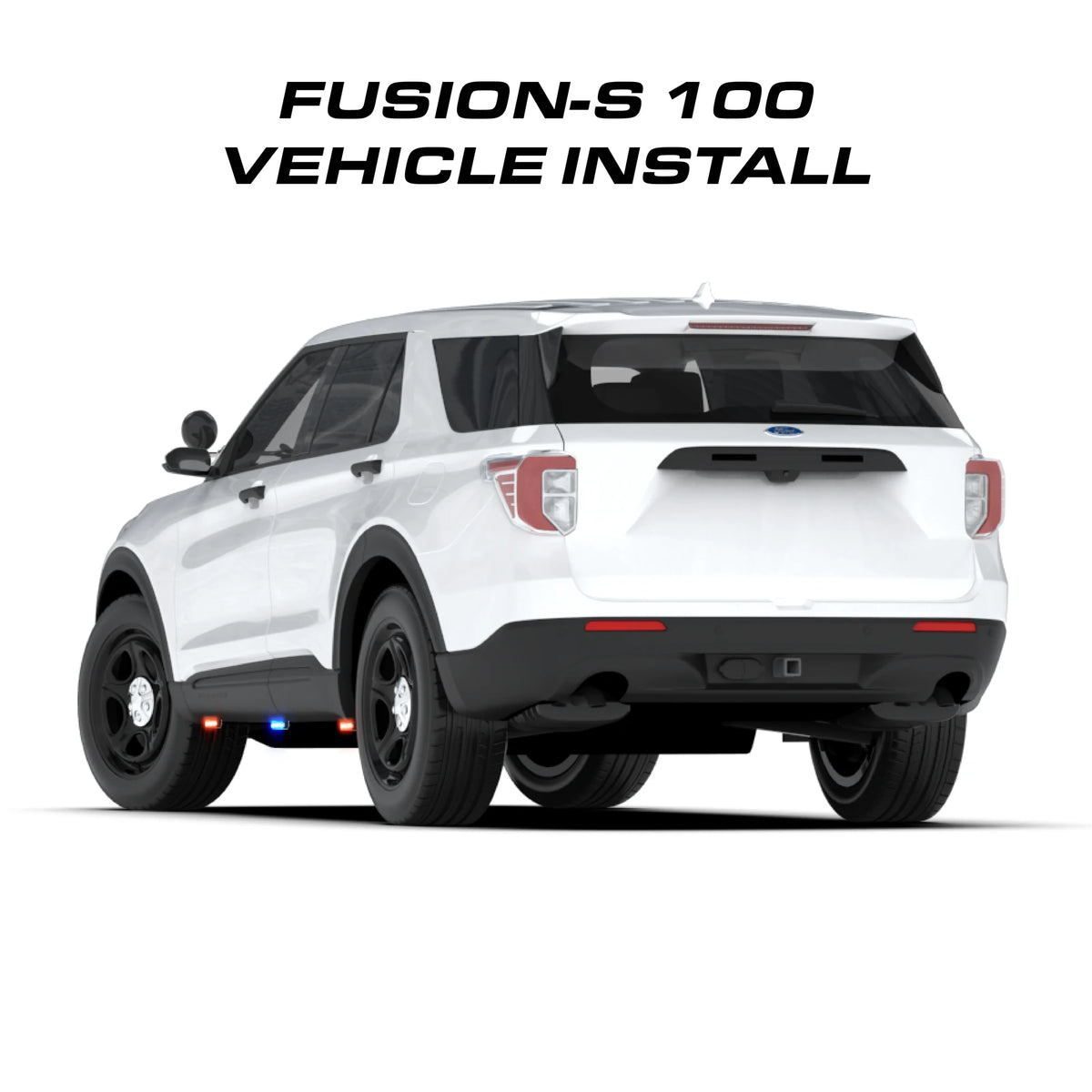 Feniex Fusion 100 vehicle install, rear