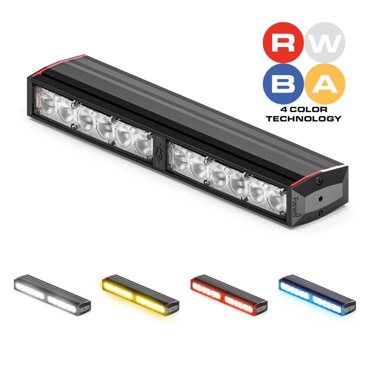 Feniex Fusion 200 RWBA 8-color technology