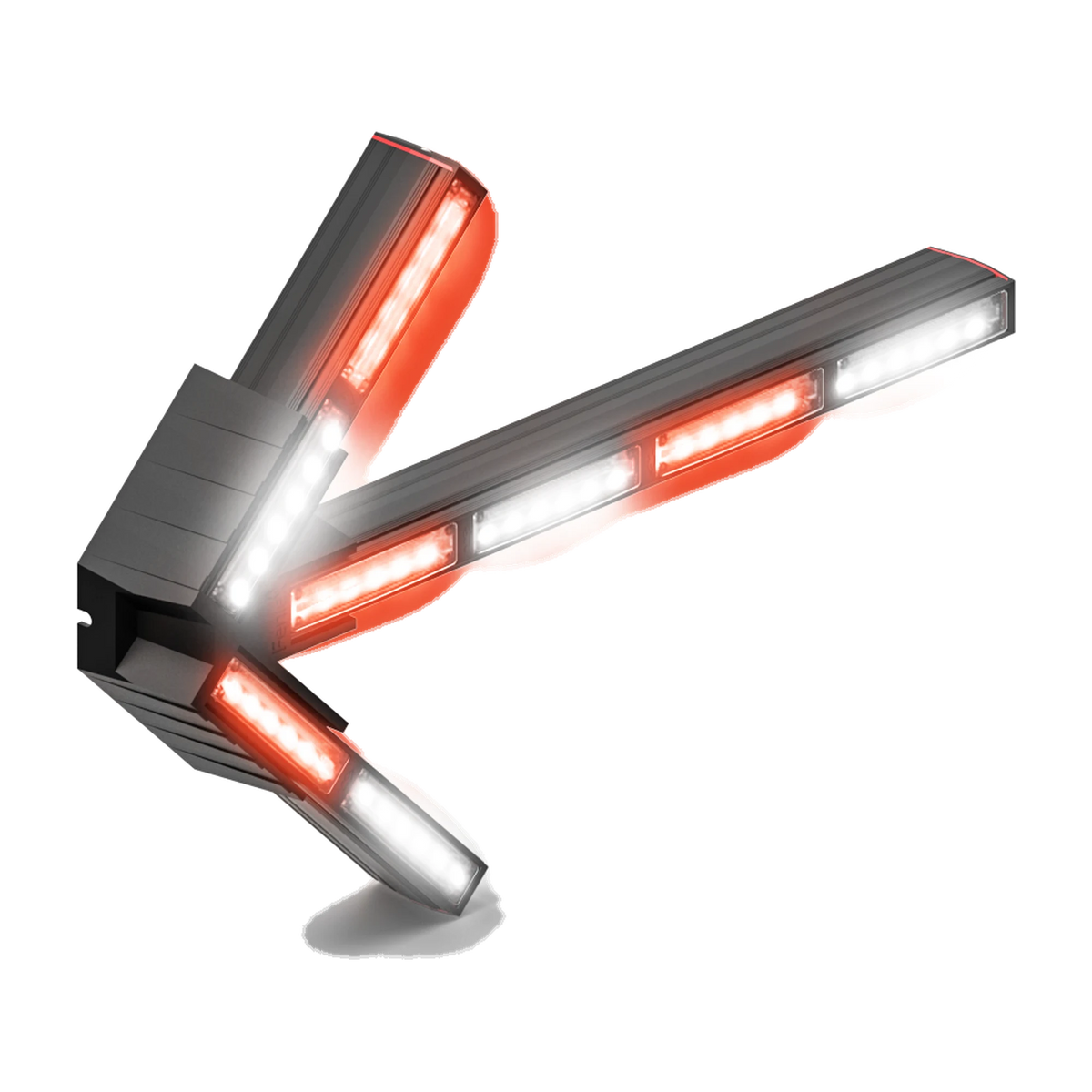 Feniex Fusion Split Arrow lit red/white