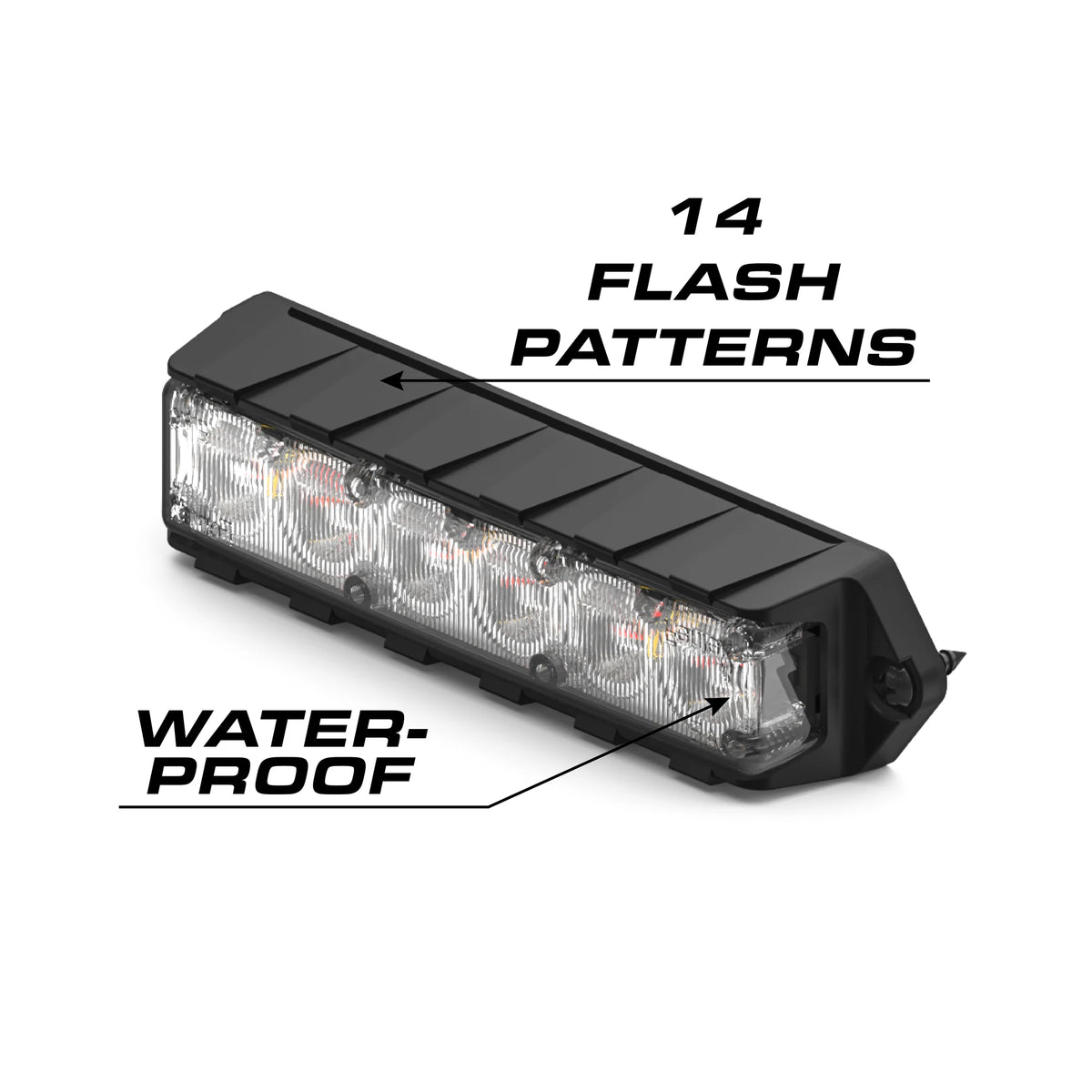 Feniex Fusion Surface Mount waterproof, 14 flash patterns