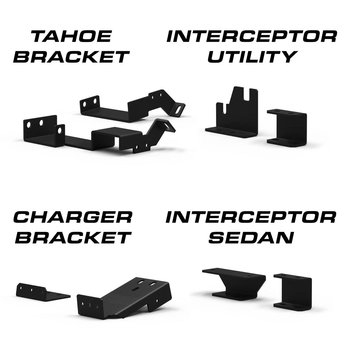 Feniex Hammer Low Frequency Siren Speaker vehicle-specific brackets (sold separately)