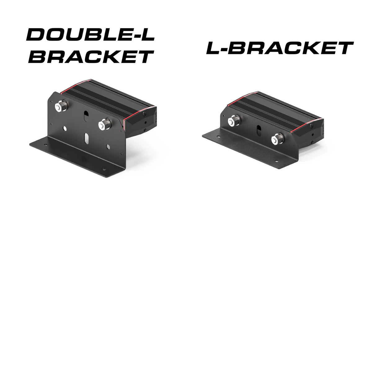 Feniex Q 100 Stick mounting: double-L and L-bracket