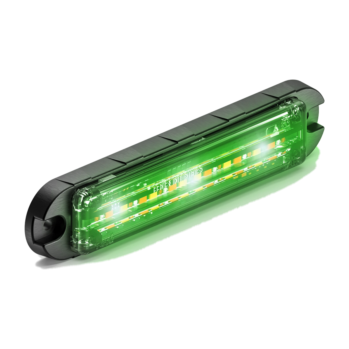 Feniex Q Flat Surface Mount lit green