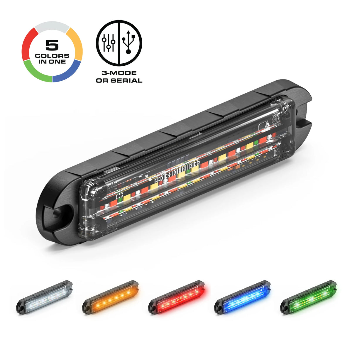 Feniex Q Flat Surface Mount 5 colors in one