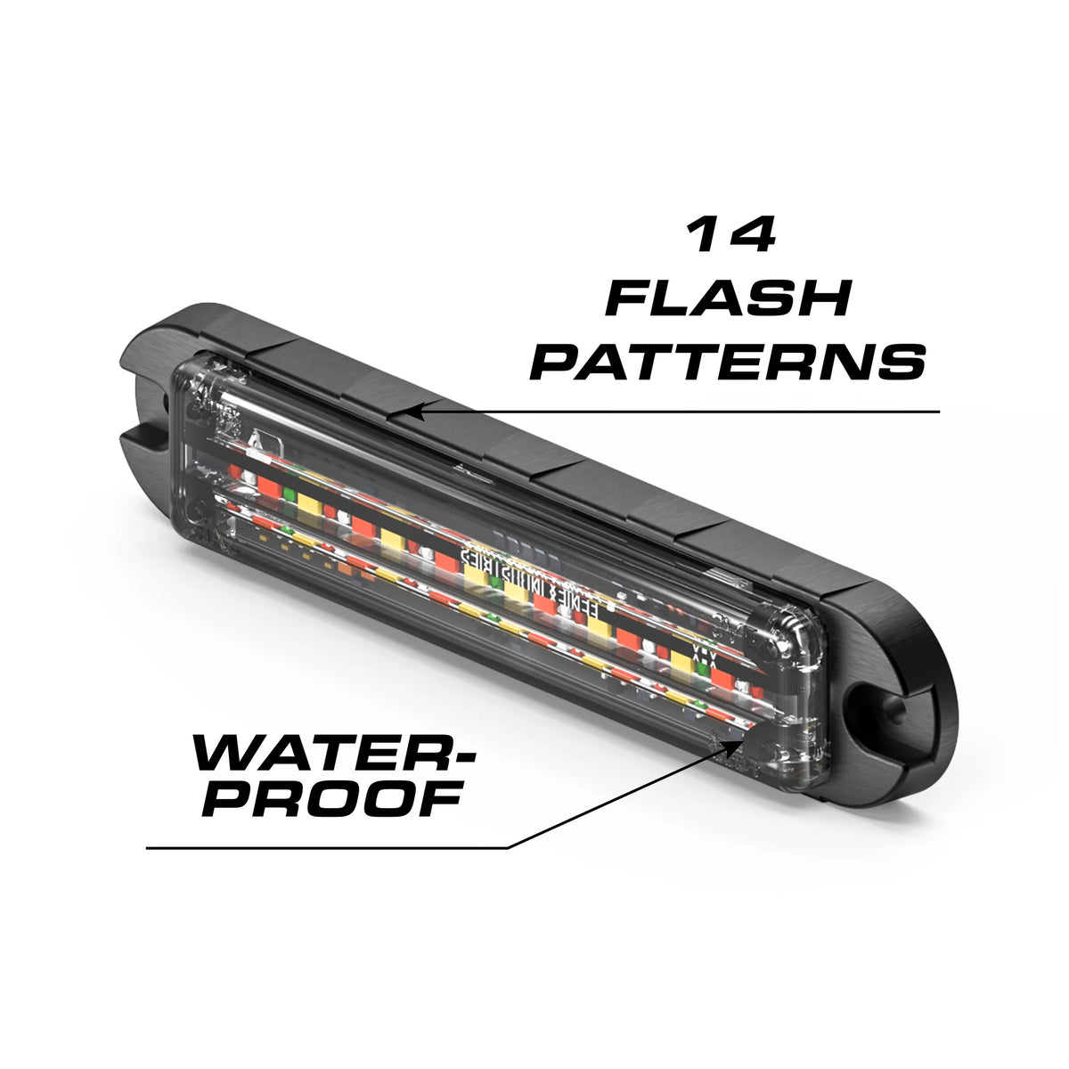 Feniex Q Flat Surface Mount 14 flash patterns, waterproof