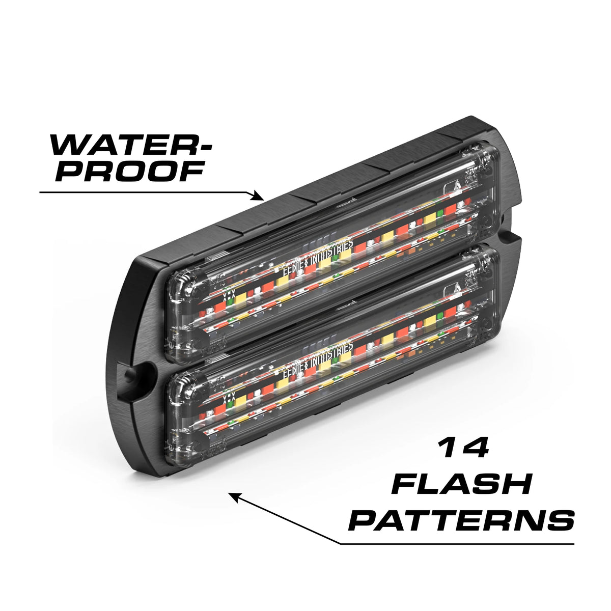Feniex Q Flat-Dual Surface Mount 14 flash patterns, waterproof