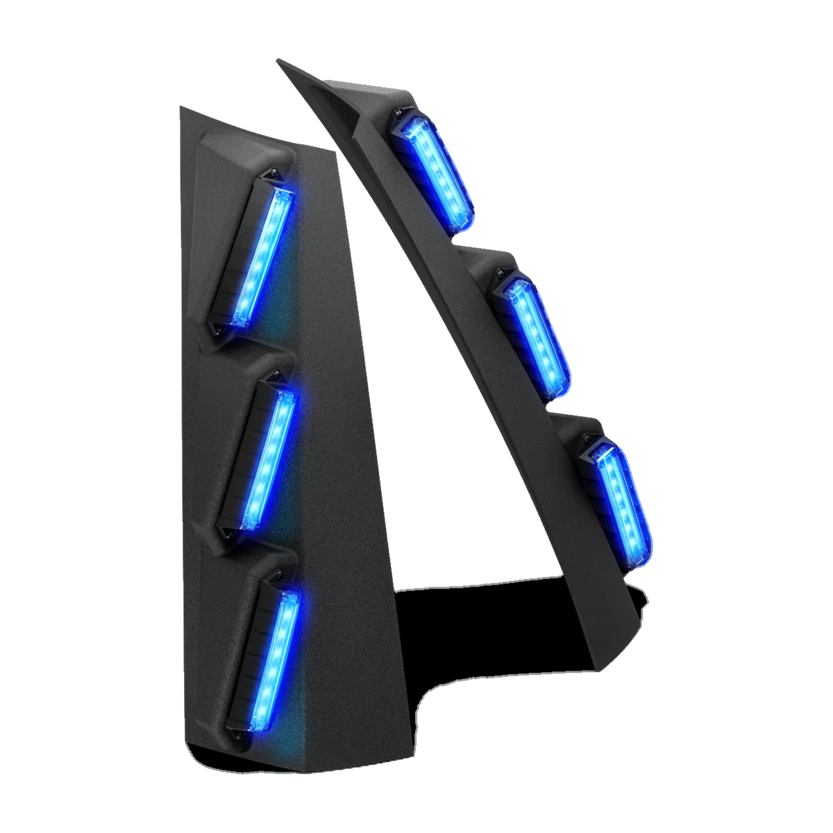 Feniex Quantum Pillar lit blue