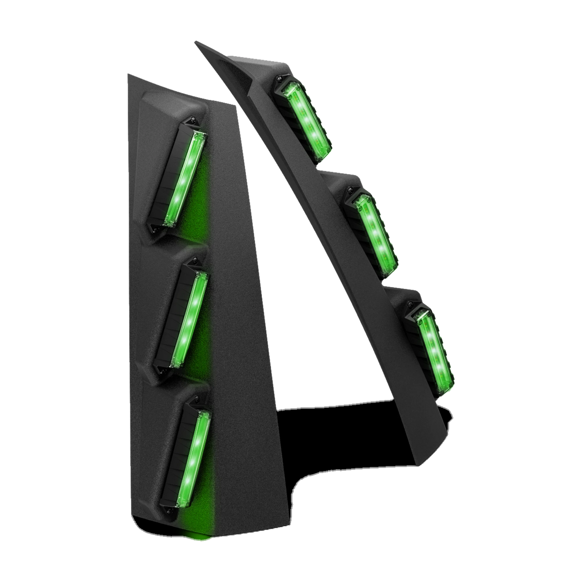 Feniex Quantum Pillar lit green