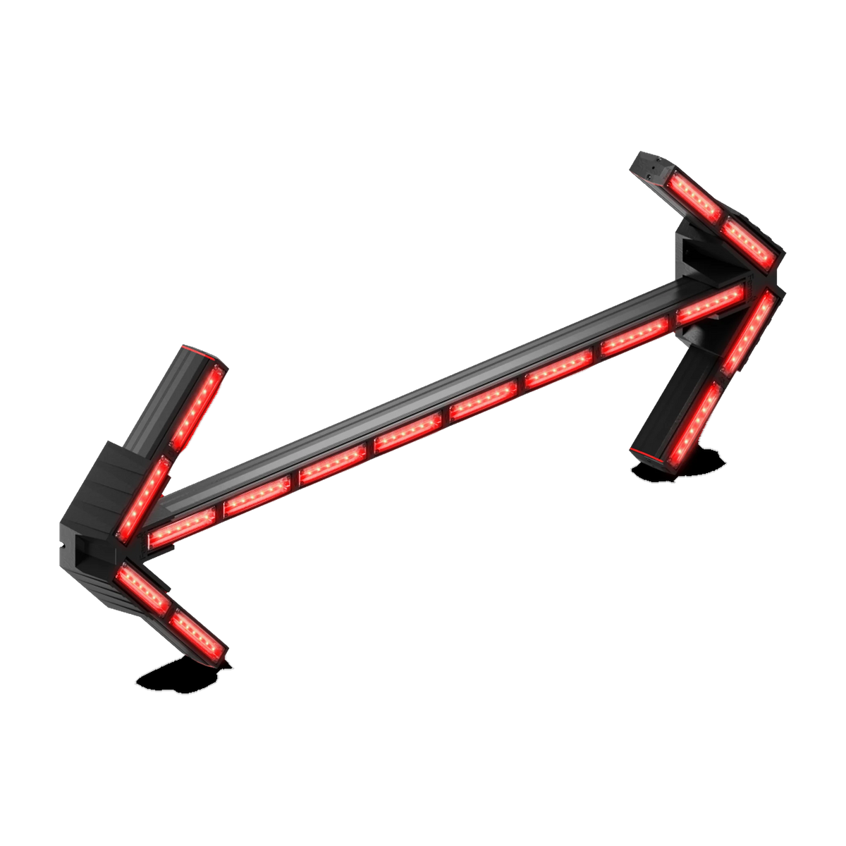 Feniex Quantum Arrow lit red