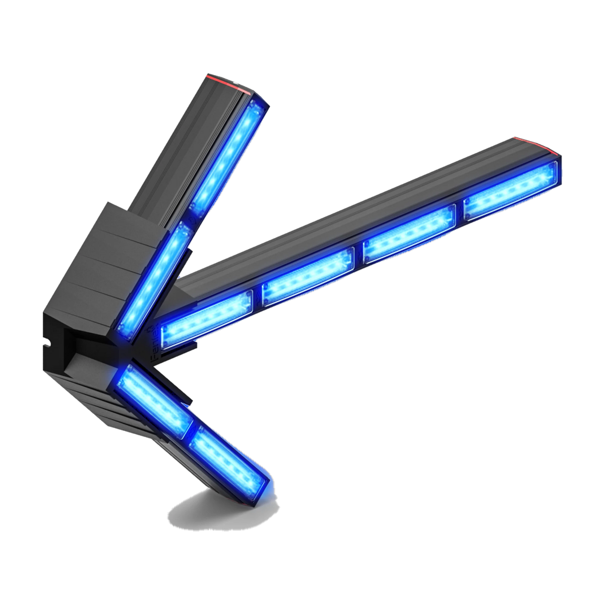 Feniex Quantum Split Arrow lit blue