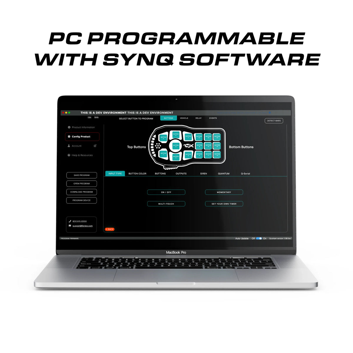 Feniex SYNQ-H Handheld Controller PC programmable with SYNQ software