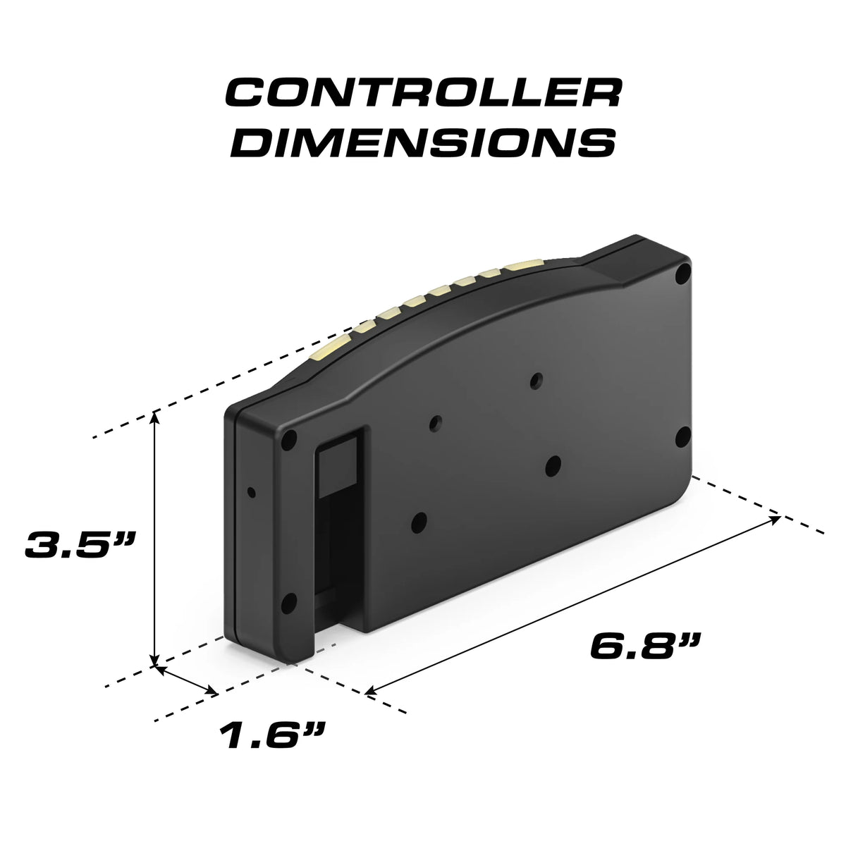 Feniex SYNQ-R Controller controller dimensions
