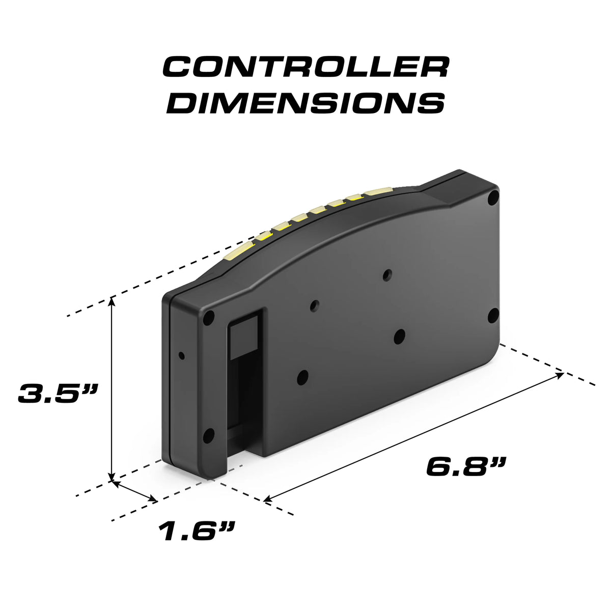 Feniex SYNQ-S Controller controller dimensions