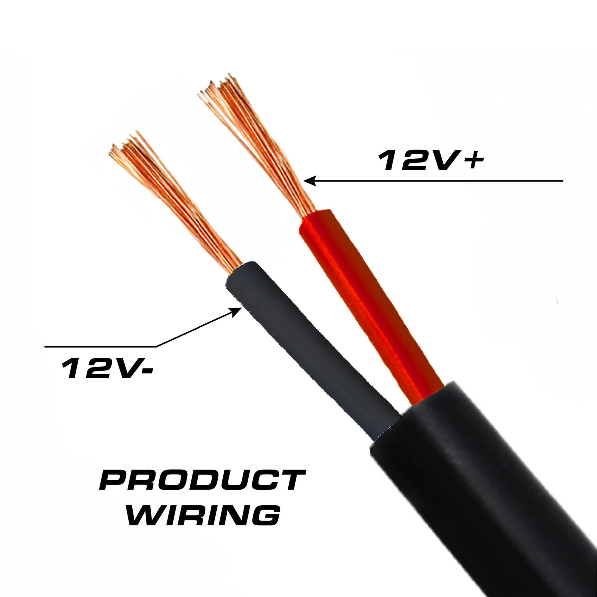 Feniex Torch Pole Light product wiring 12V