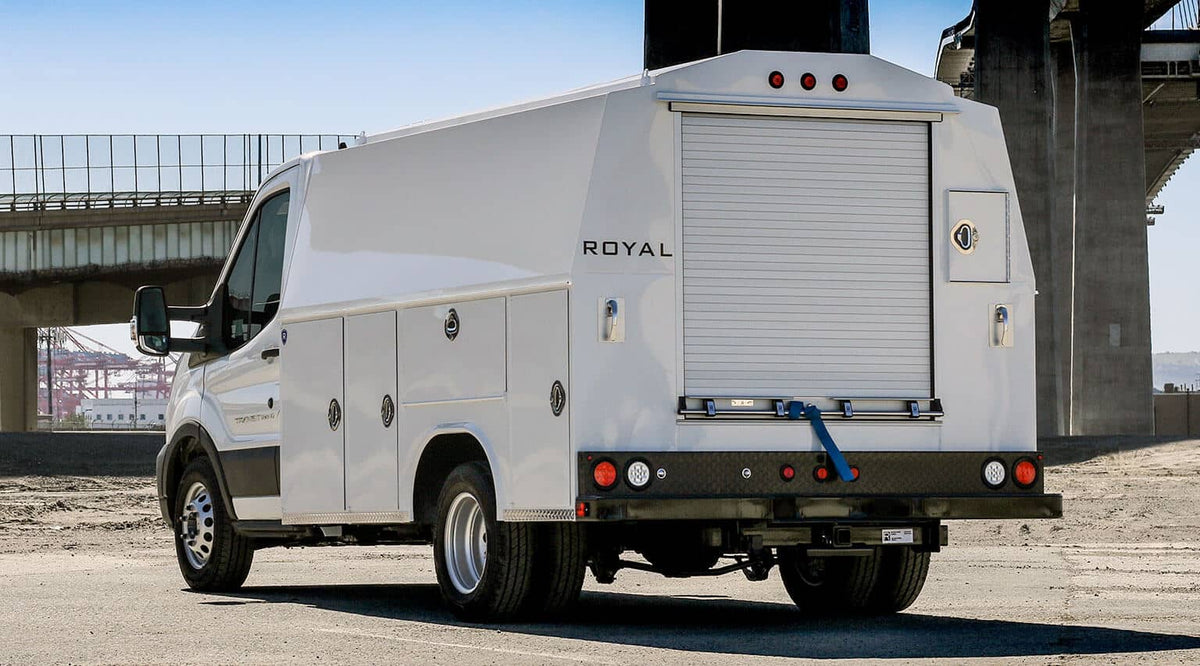 Royal Transit 125" Super Structure 60" Tall DRW Service Van Body