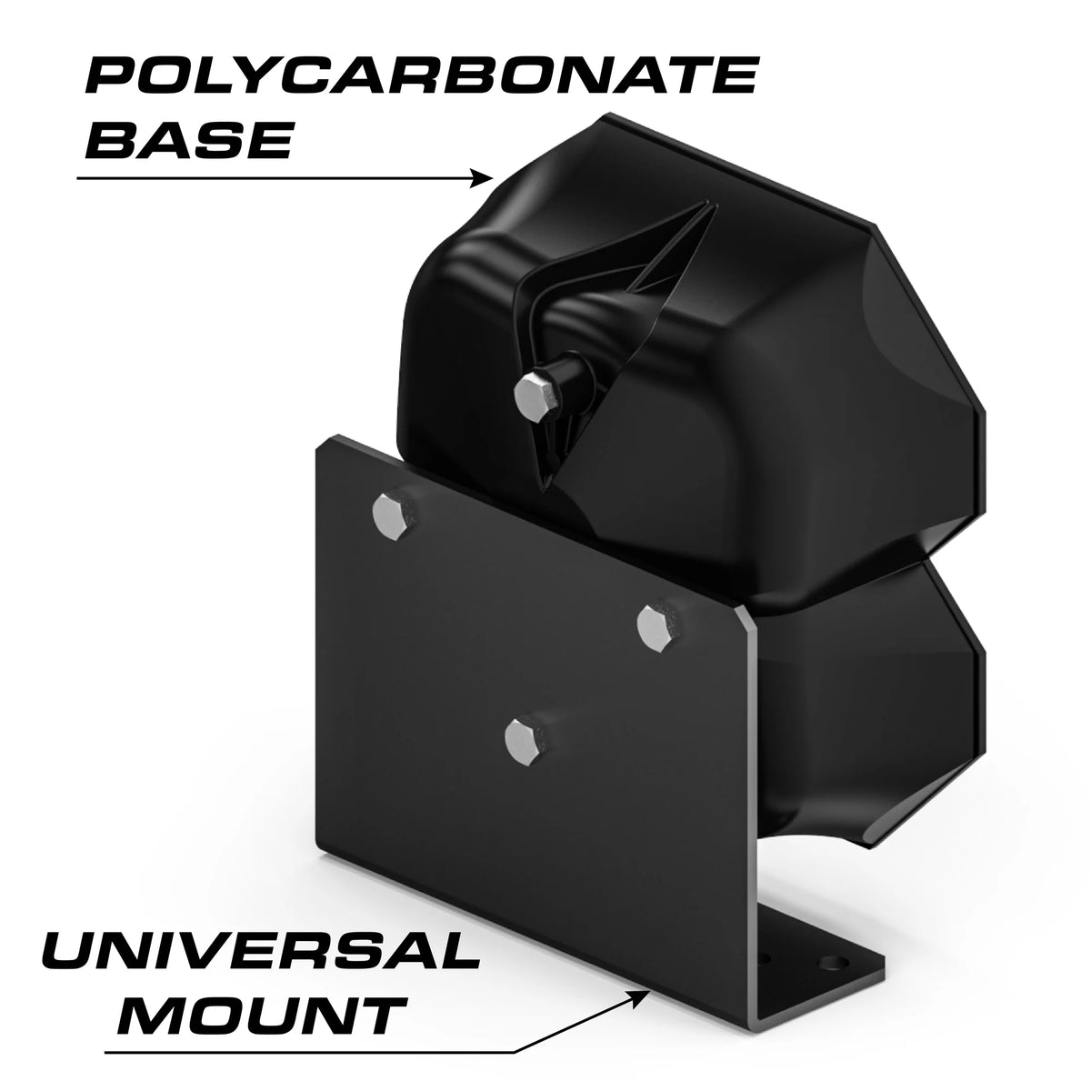 Feniex Triton 100W Speaker polycarbonate base and universal mount