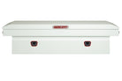 WEATHER GUARD Saddle Box, Steel, Full Extra Wide, White, 15.5 cu ft (116-3-04)