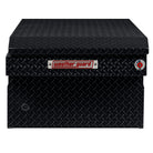 WEATHER GUARD Saddle Box, Aluminum, Full Extra Wide, Gloss Black, 15.5 cu ft (117-5-04)