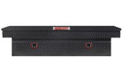 WEATHER GUARD Saddle Box, Aluminum, Full Extra Wide, Gunmetal Gray, 15.5 cu ft (117-6-04)
