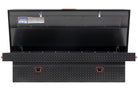WEATHER GUARD Saddle Box, Aluminum, Full Extra Wide, Gunmetal Gray, 15.5 cu ft (117-6-04)
