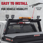 WEATHER GUARD Center Light Bracket Headache Rack (11920-52-01)