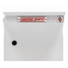 WEATHER GUARD Saddle Box, Steel, Full Low Profile, White, 11.0 cu ft (120-3-04)