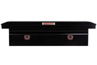 WEATHER GUARD Saddle Box, Steel, Full Low Profile, Gloss Black, 11.0 cu ft (120-5-04)