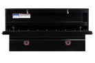 WEATHER GUARD Saddle Box, Steel, Full Low Profile, Gloss Black, 11.0 cu ft (120-5-04)