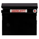 WEATHER GUARD Saddle Box, Steel, Full Low Profile, Gloss Black, 11.0 cu ft (120-5-04)
