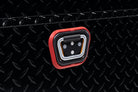 WEATHER GUARD Saddle Box, Aluminum, Full Low Profile, Gloss Black, 11.0 cu ft (121-5-04)