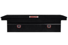 WEATHER GUARD Saddle Box, Aluminum, Full Low Profile, Gloss Black, 11.0 cu ft (121-5-04)