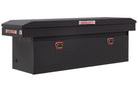 WEATHER GUARD Saddle Box, Aluminum, Full Deep, Textured Matte Black, 15.0 cu ft (123-52-04)
