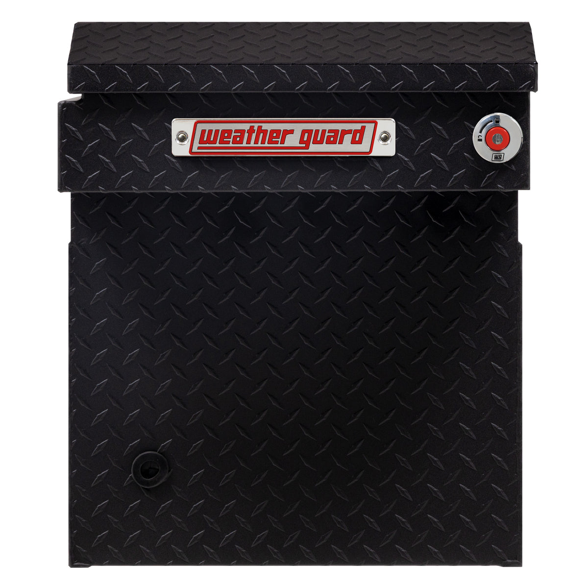WEATHER GUARD Saddle Box, Aluminum, Full Deep, Textured Matte Black, 15.0 cu ft (123-52-04)