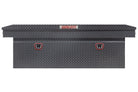 WEATHER GUARD Saddle Box, Aluminum, Full Deep, Gun Metal Gray, 15.0 cu ft (123-6-04)