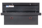 WEATHER GUARD Saddle Box, Aluminum, Full Deep, Gun Metal Gray, 15.0 cu ft (123-6-04)